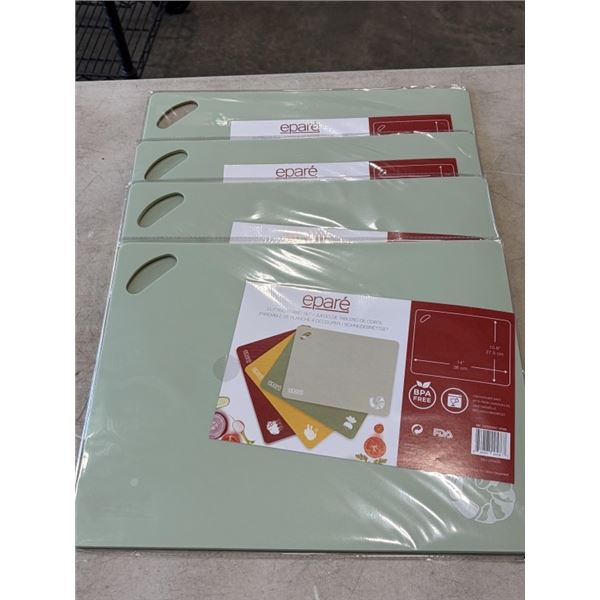 4 BRAND NEW 4 PACK CUTTING BOARD SETS - 16 CUTTING BOARDS TOTAL