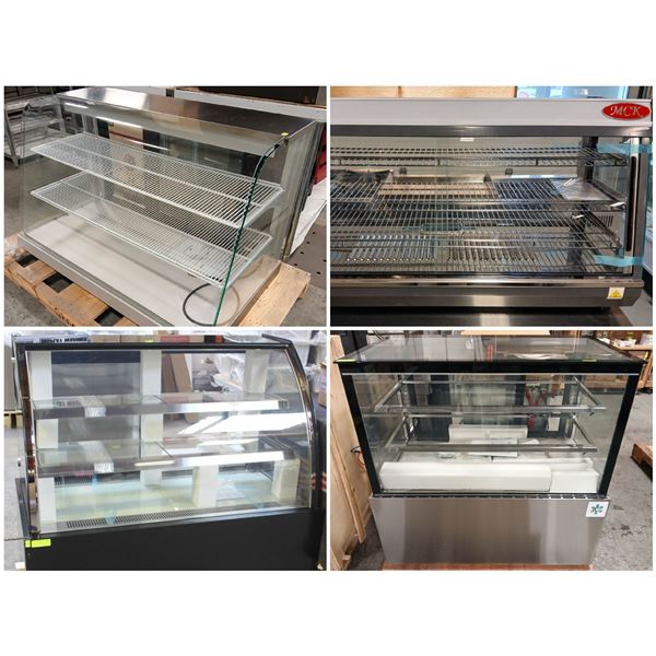 FEATURE LOT: CURVED GLASS DISPLAYS - HEATING & COOLING