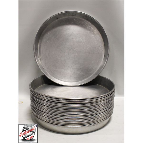 20 ALUMINUM 12" DEEP DISH PANS