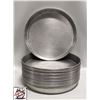 Image 1 : 20 ALUMINUM 12" DEEP DISH PANS