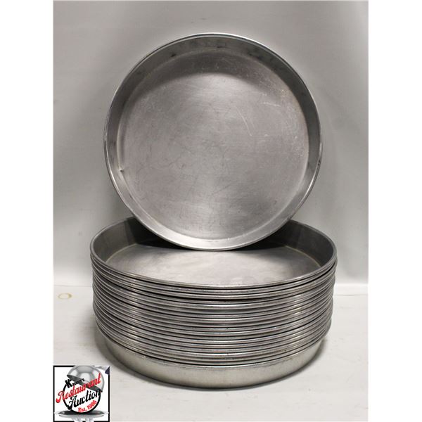 20 ALUMINUM 12" DEEP DISH PANS