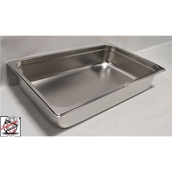 FULL SIZE 4" DEEP STAINLESS STEEL INSERT