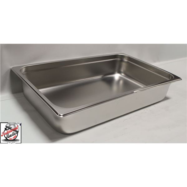 FULL SIZE 4" DEEP STAINLESS STEEL INSERT