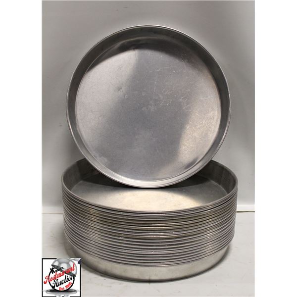 20 ALUMINUM 12" DEEP DISH PANS