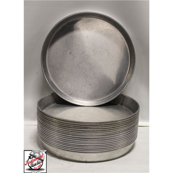 19 ALUMINUM 12" DEEP DISH PANS