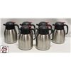 Image 1 : 6 WINCO STAINLESS STEEL POTS - 1.5L