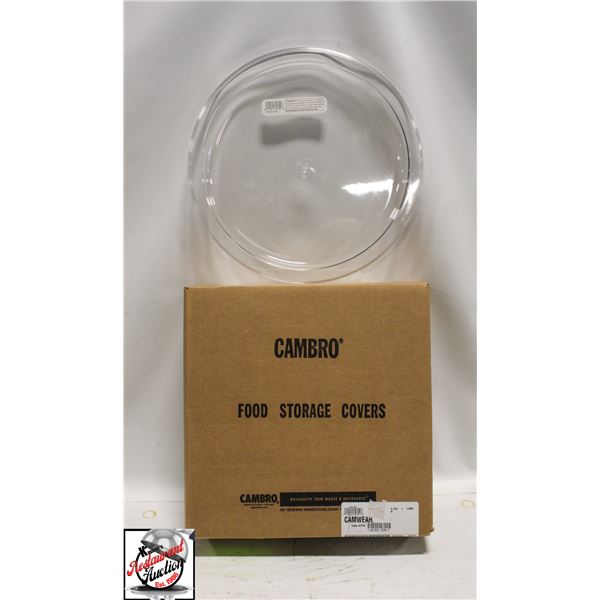 CASE OF 6 NEW CAMBRO INGREDIENT BIN LIDS