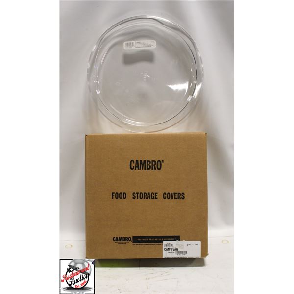CASE OF 6 NEW CAMBRO INGREDIENT BIN LIDS
