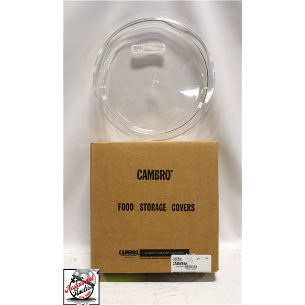 CASE OF 6 NEW CAMBRO INGREDIENT BIN LIDS