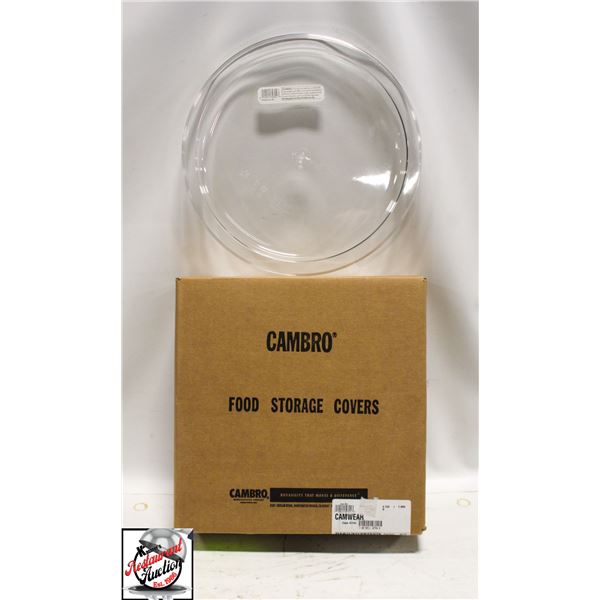 CASE OF 4 NEW CAMBRO INGREDIENT BIN LIDS
