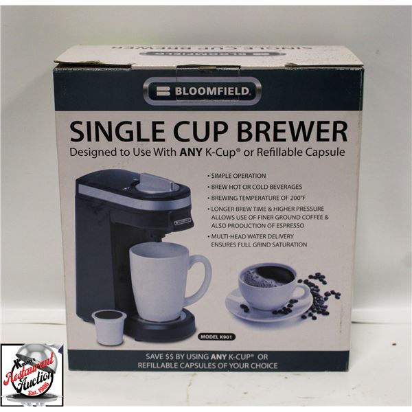 NEW BLOOMFIELD SINGLE CUP BREWER M# K901
