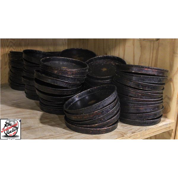 75 ALUMINUM 8" PIZZA PANS