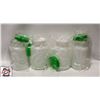 Image 1 : 4 GREEN BAR PAL BOTTLES - 2 QT