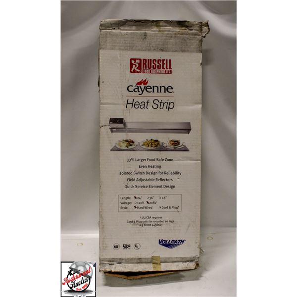 NEW IN BOX VOLLRATH 24" SINGLE STRIP 550W WARMER