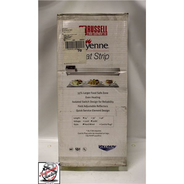 NEW IN BOX VOLLRATH 24" SINGLE STRIP 550W WARMER