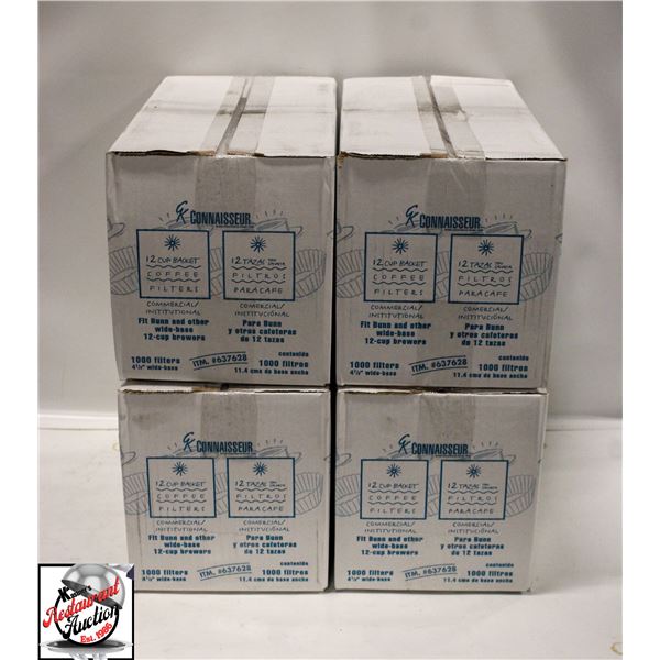 4000 COFFEE FILTERS - 4.5" WIDE BASE