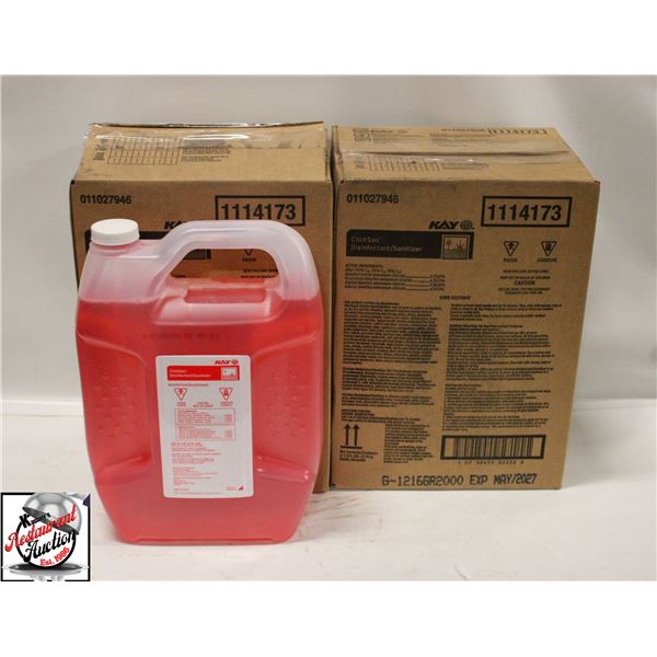 2 BOXES OF KAY CLICKSAN COMMERCIAL DISINFECTANT