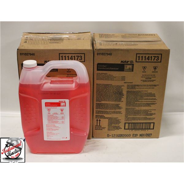 2 BOXES OF KAY CLICKSAN COMMERCIAL DISINFECTANT