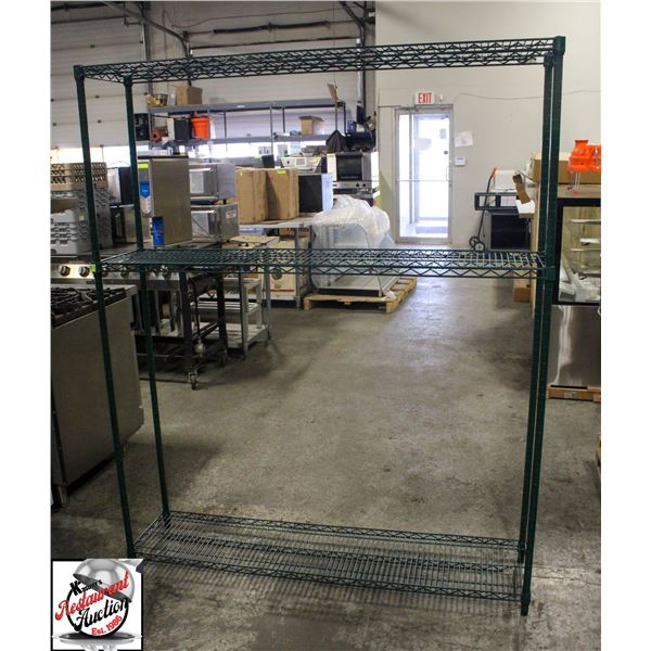 NEW 5' FOCUS GREEN EPOXY RESIN WIRE STORAGE RACK