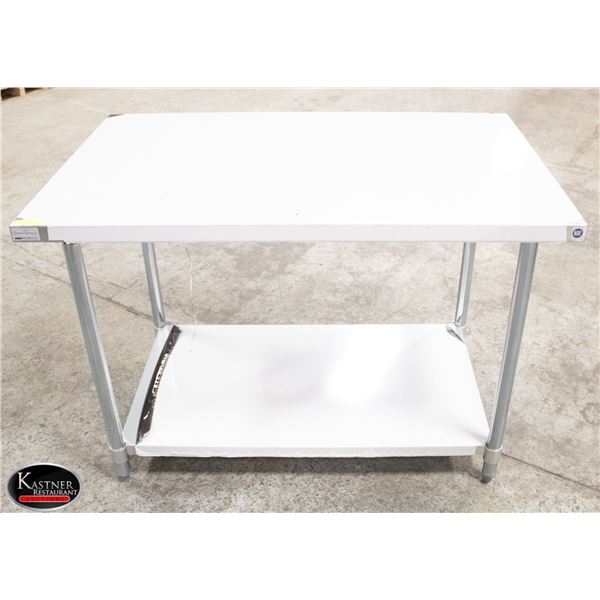 NEW 30" X 48" 18GA STAINLESS STEEL WORK TABLE W/
