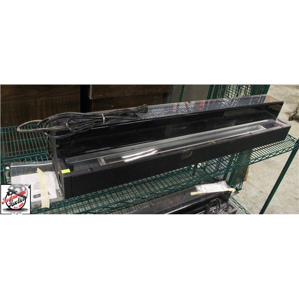 BRAND NEW 4' GLAS TENDER  LIGHTED LIQUOR DISPLAY