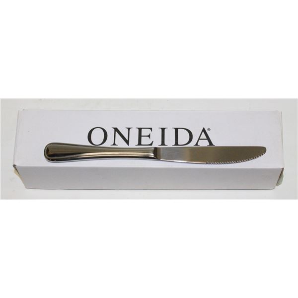 1 DOZEN NEW ONEIDA RIM 2 TABLE / DINNER KNIFE