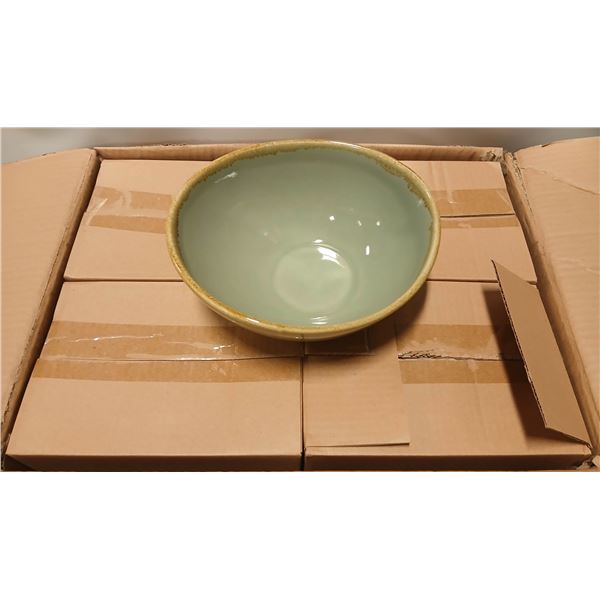 12 NEW ARCOROC SAGE GREEN 8-1/2" TERRASTONE BOWLS