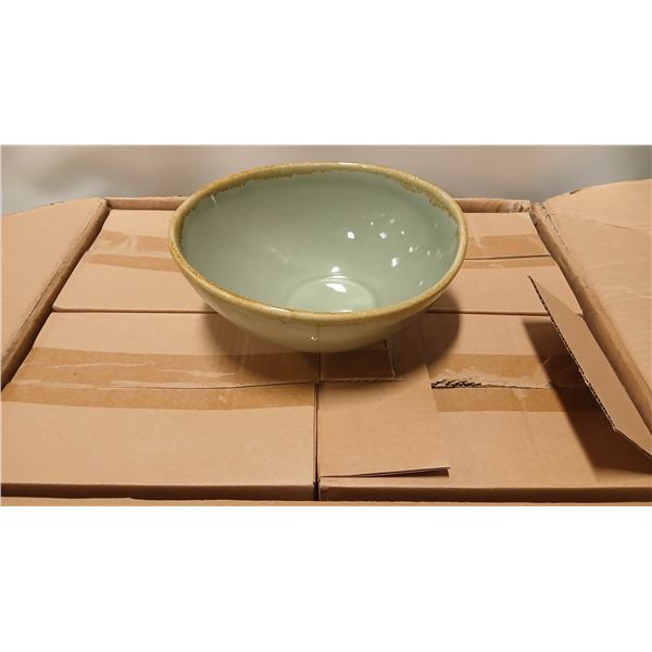 12 NEW ARCOROC SAGE GREEN 8-1/2" TERRASTONE BOWLS