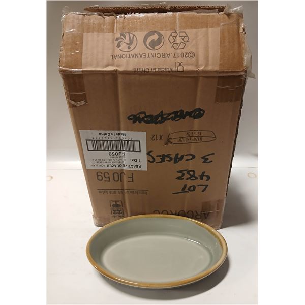 12 NEW ARCOROC WHITE TERRASTONE OVAL BAKERS