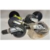 Image 1 : SIX NEW 5" THREADED HD CASTERS - 2 W/ BRAKE