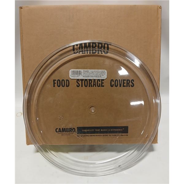 CASE OF 6 NEW CAMBRO INGREDIENT BIN LIDS