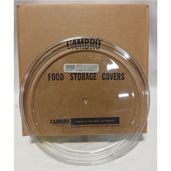 CASE OF 6 NEW CAMBRO INGREDIENT BIN LIDS