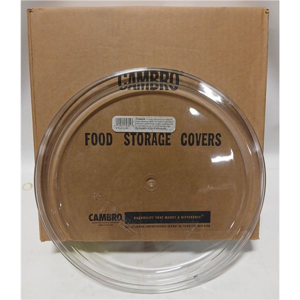 CASE OF 6 NEW CAMBRO INGREDIENT BIN LIDS