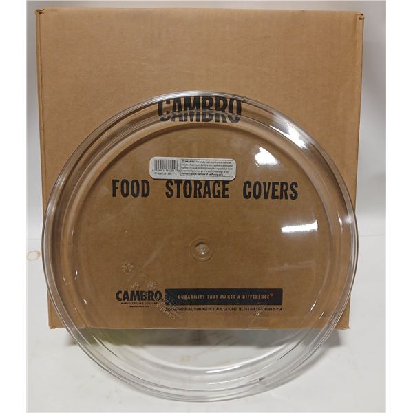 CASE OF 6 NEW CAMBRO INGREDIENT BIN LIDS