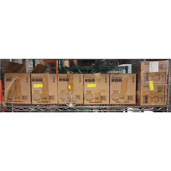 5 DOZEN OF ARCOROC SPHERIQUE DECANTERS - 10 OZ