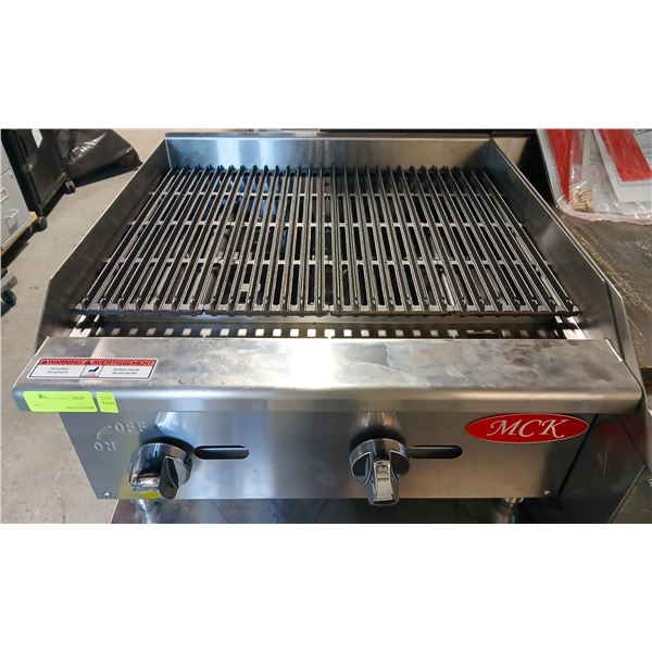 NEW MCK 2/ COUNTERTOP CHARBROILER - 60,000 BTU
