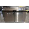 Image 1 : NEW 4' ATOSA S/S 2 DOOR UNDERCOUNTER FREEZER