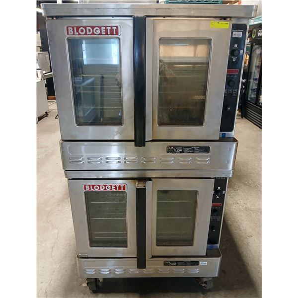 BLODGETT STACKED DUAL CONVECTION OVEN-NATURAL GAS