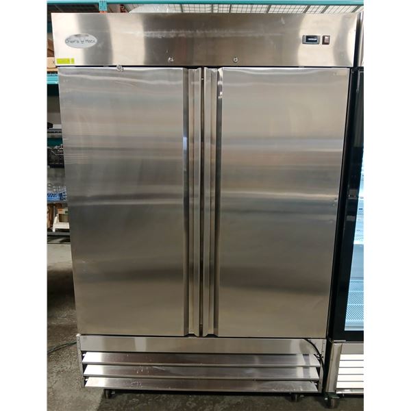 CHEF'S MATE UPRIGHT S/S SOLID DOOR REFRIGERATOR