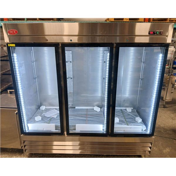 NEW MCK TRIPLE GLASS DOOR DISPLAY COOLER