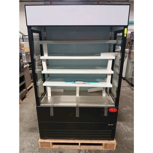 NEW 4' OPEN AIR VERTICAL REACH IN COOLER
