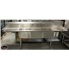 Image 1 : NEW CHEFS MATE 3 WELL S/S SINK W/ LEFT & RIGHT