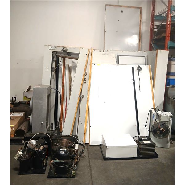 LARGE WALK IN COOLER / FREEZER W/ COMPRESSORS