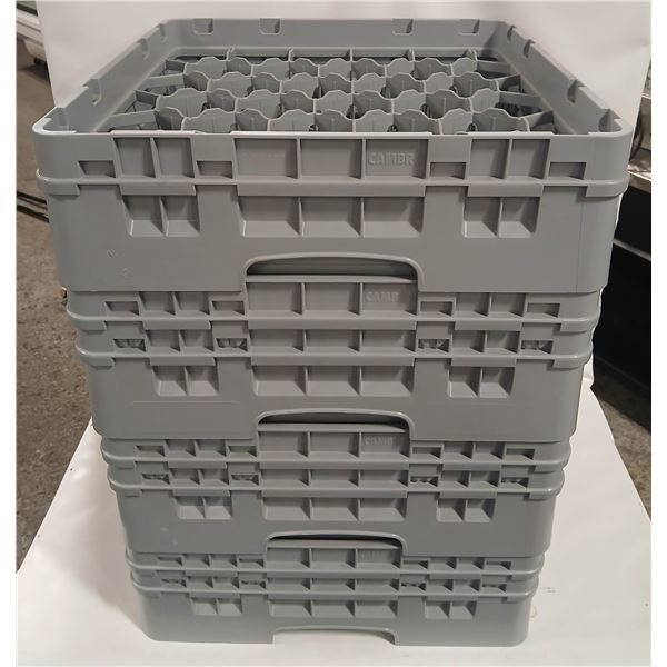 4 NEW CAMBRO 30-COMPARTMENT DISHWASHER RACK