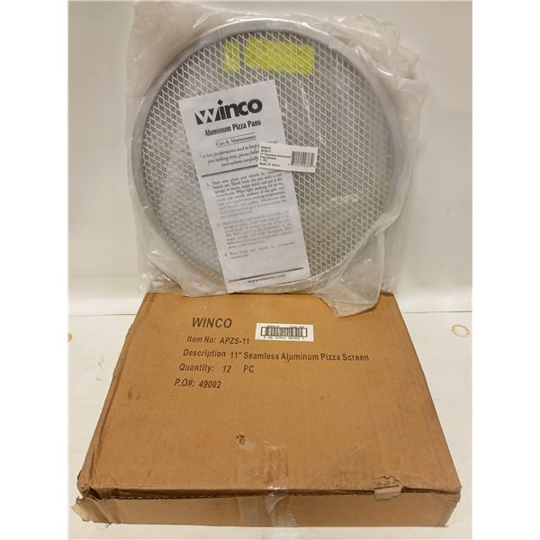 15 NEW WINCO 11" SEAMLESS PIZZA SCREENS