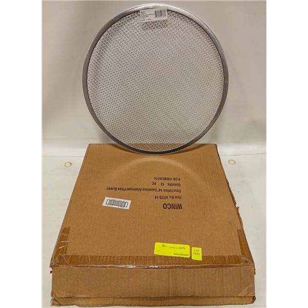 10 NEW WINCO 14" SEAMLESS PIZZA SCREENS