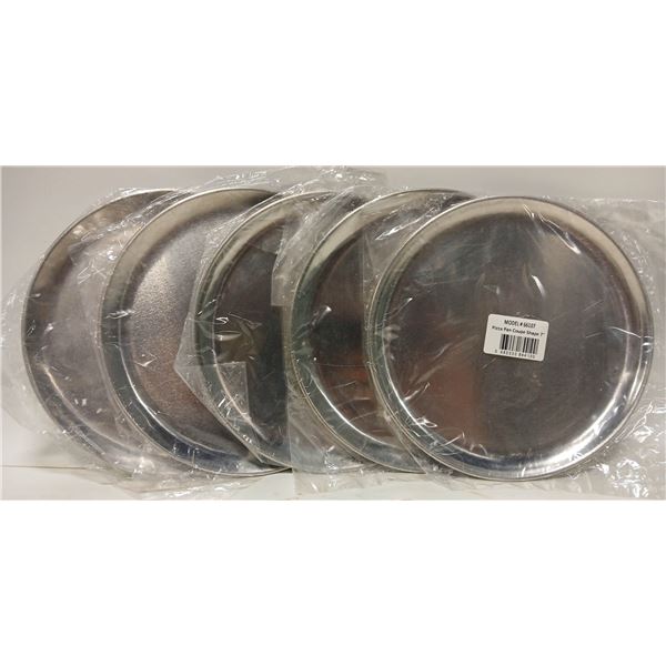 5 NEW 7" ALUMINUM COUPE STYLE PIZZA PANS