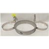 Image 1 : 2 NEW WINCO ROUND EGG RINGS W/ 8" ROUND SOUP WARMR
