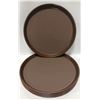 Image 1 : SIX NEW CAMBRO CAMTREAD CIRCULAR PLATTERS - 14"