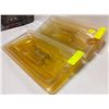 Image 1 : NINE NEW 1/3 SIZE POLYCARBONATE INSERT LIDS